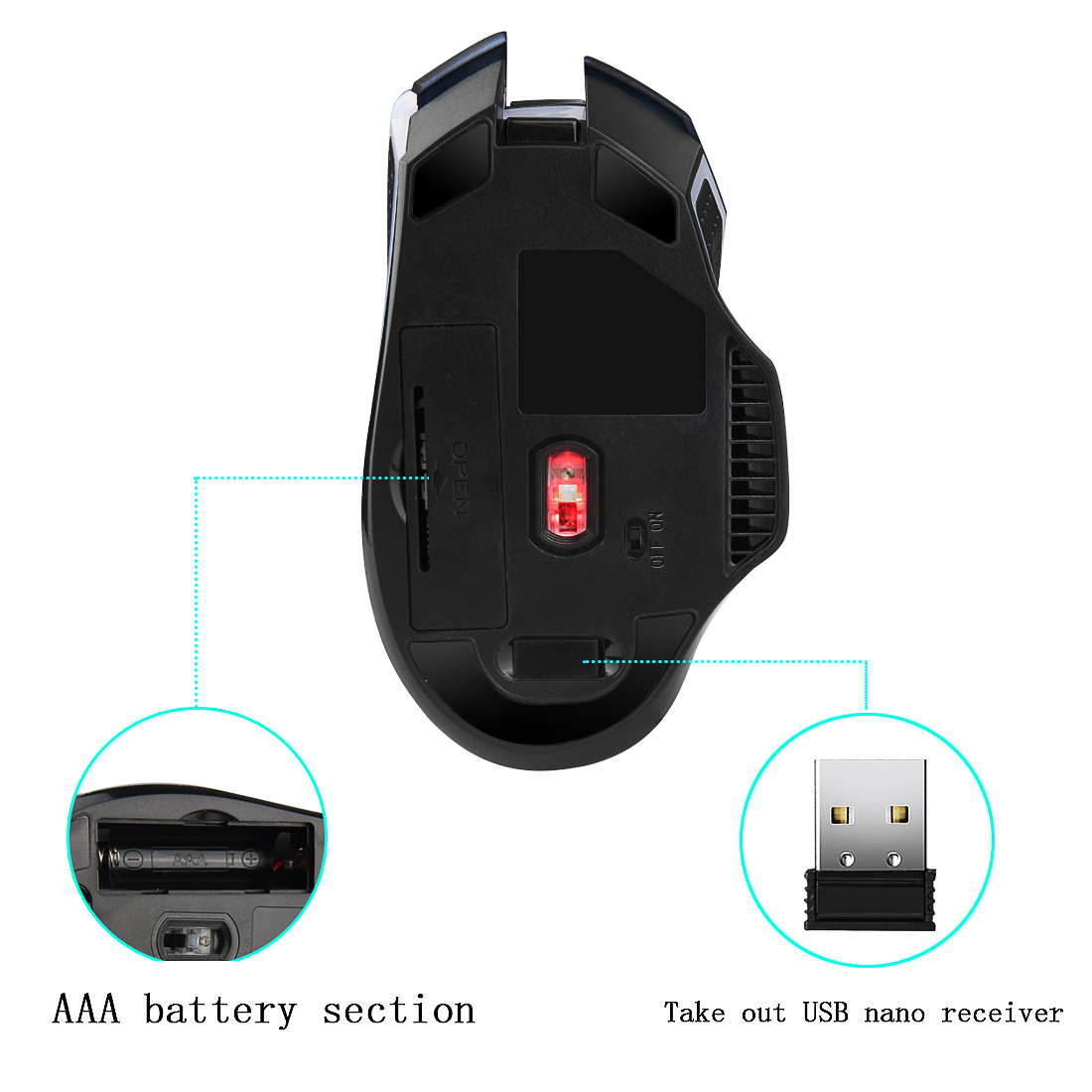 YWYT 2.4G wireless gaming mouse | keyboard manufacturers